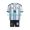 Barn Fotballdrakter Argentina Lionel Messi 10 World Cup 2026 Hjemme Kortermet